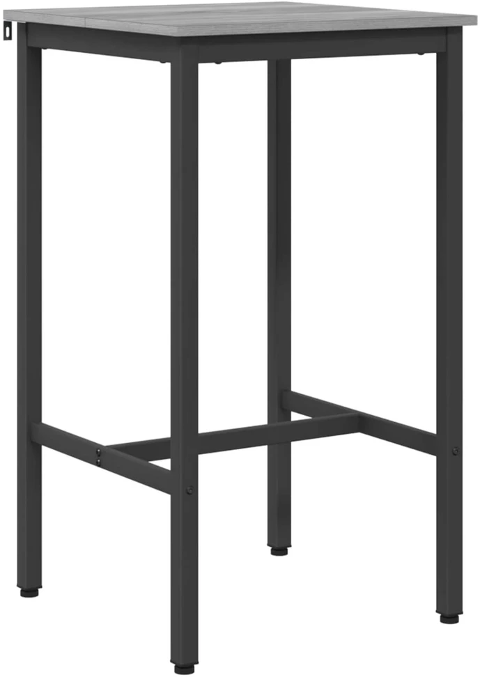 Baro stalas 52 x 52 x 110 cm Apdirbta mediena Pilka Sonoma