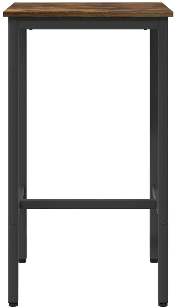 Baro stalas 52 x 52 x 90 cm Apdirbta mediena Dūminio ąžuolo