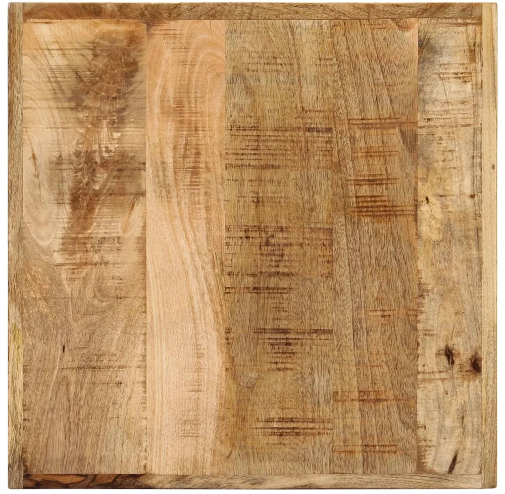 Baro stalas, 55x55x107cm, mango medienos masyvas ir geležis