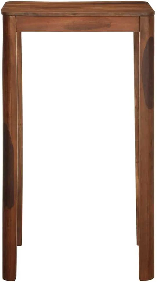 Baro stalas 60x60x107 cm Akacijos masyvo