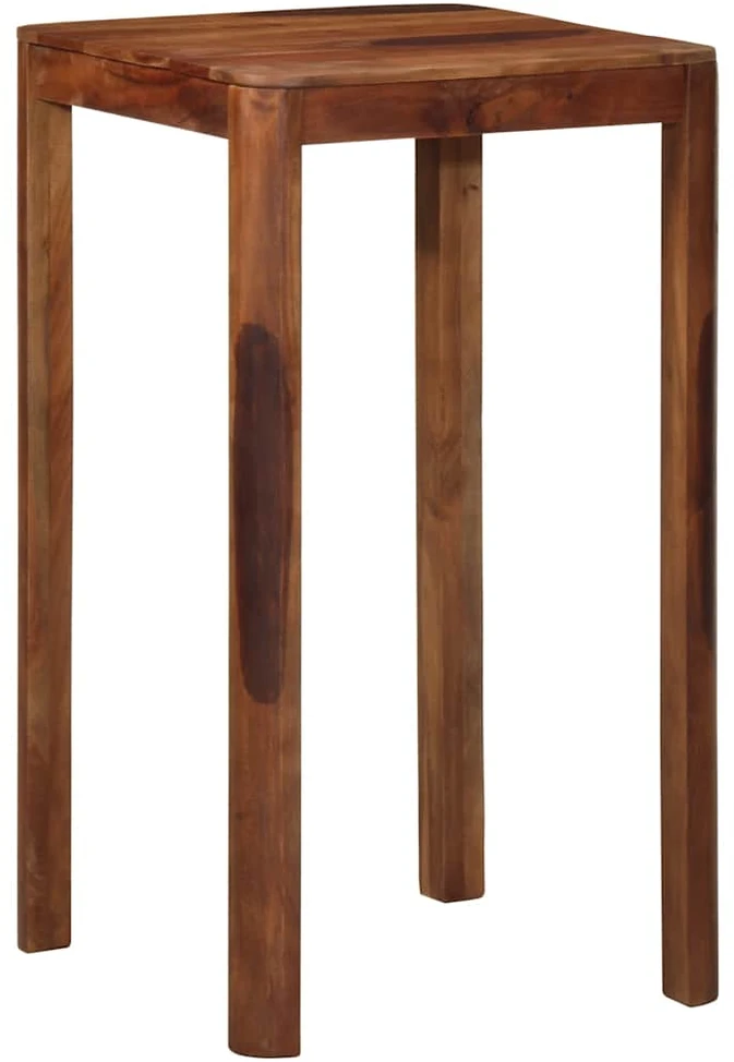 Baro stalas 60x60x107 cm Akacijos masyvo