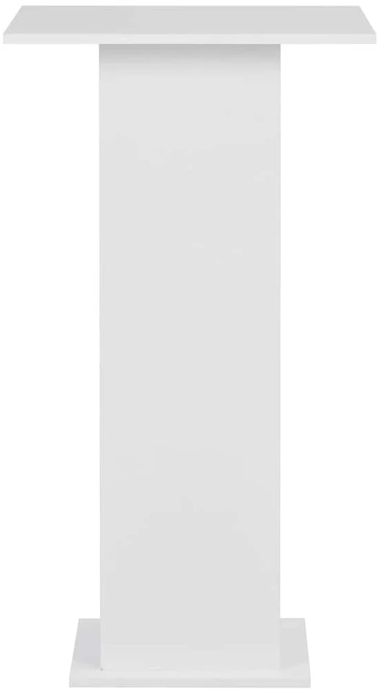Baro stalas, 60x60x110cm, baltas