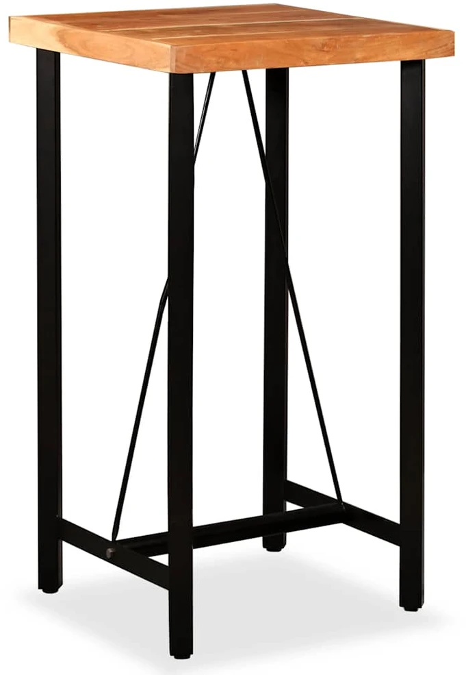 Baro stalas, akacijos mediena, 60x60x107 cm