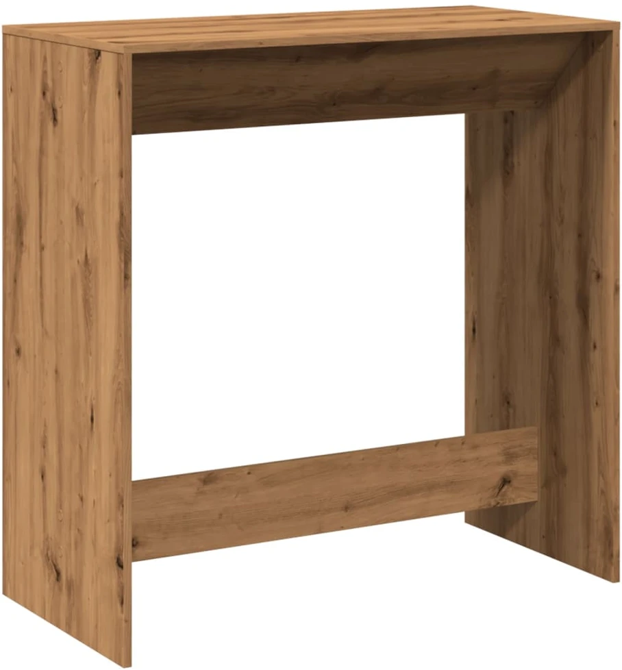 Baro stalas, artisano ąžuolo, 102x50x103,5cm, apdirbta mediena