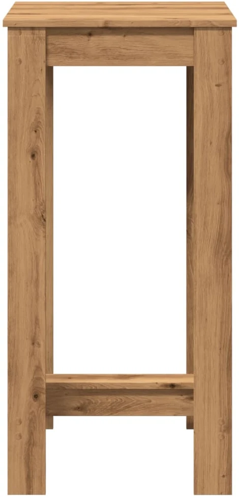Baro stalas, artisano ąžuolo, 51x50x103,5cm, apdirbta mediena