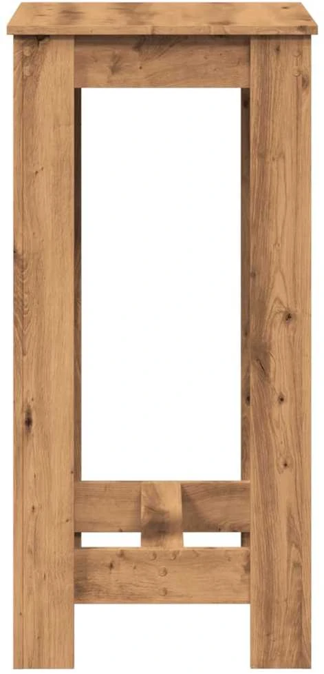 Baro stalas, artisano ąžuolo, 51x50x103,5cm, apdirbta mediena