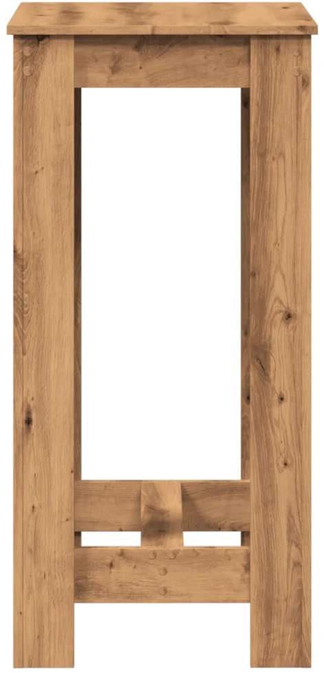 Baro stalas, artisano ąžuolo, 51x50x103,5cm, apdirbta mediena