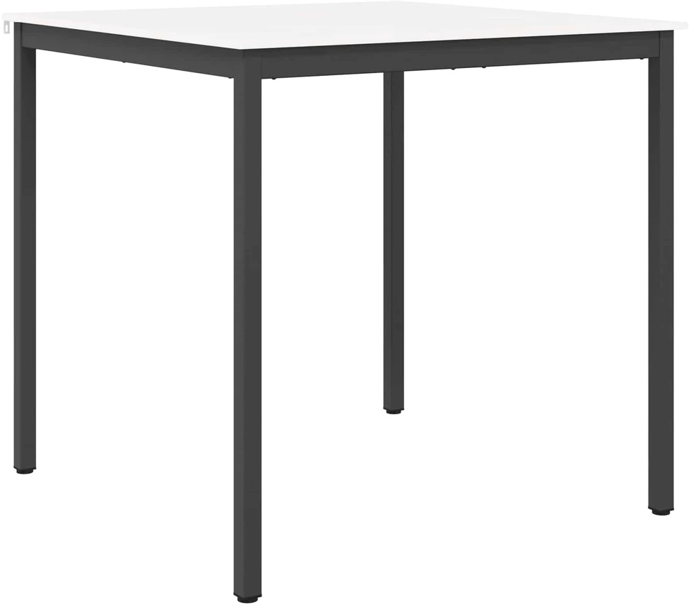 Baro stalas Balta 110 x 110 x 105 cm Kietos pušies mediena