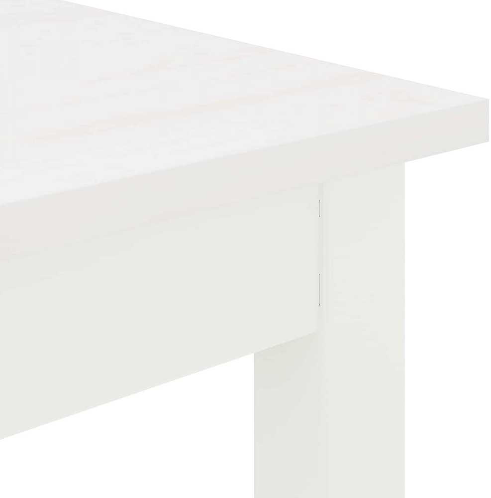 Baro stalas Balta 150 x 80 x 105 cm Kietos pušies mediena