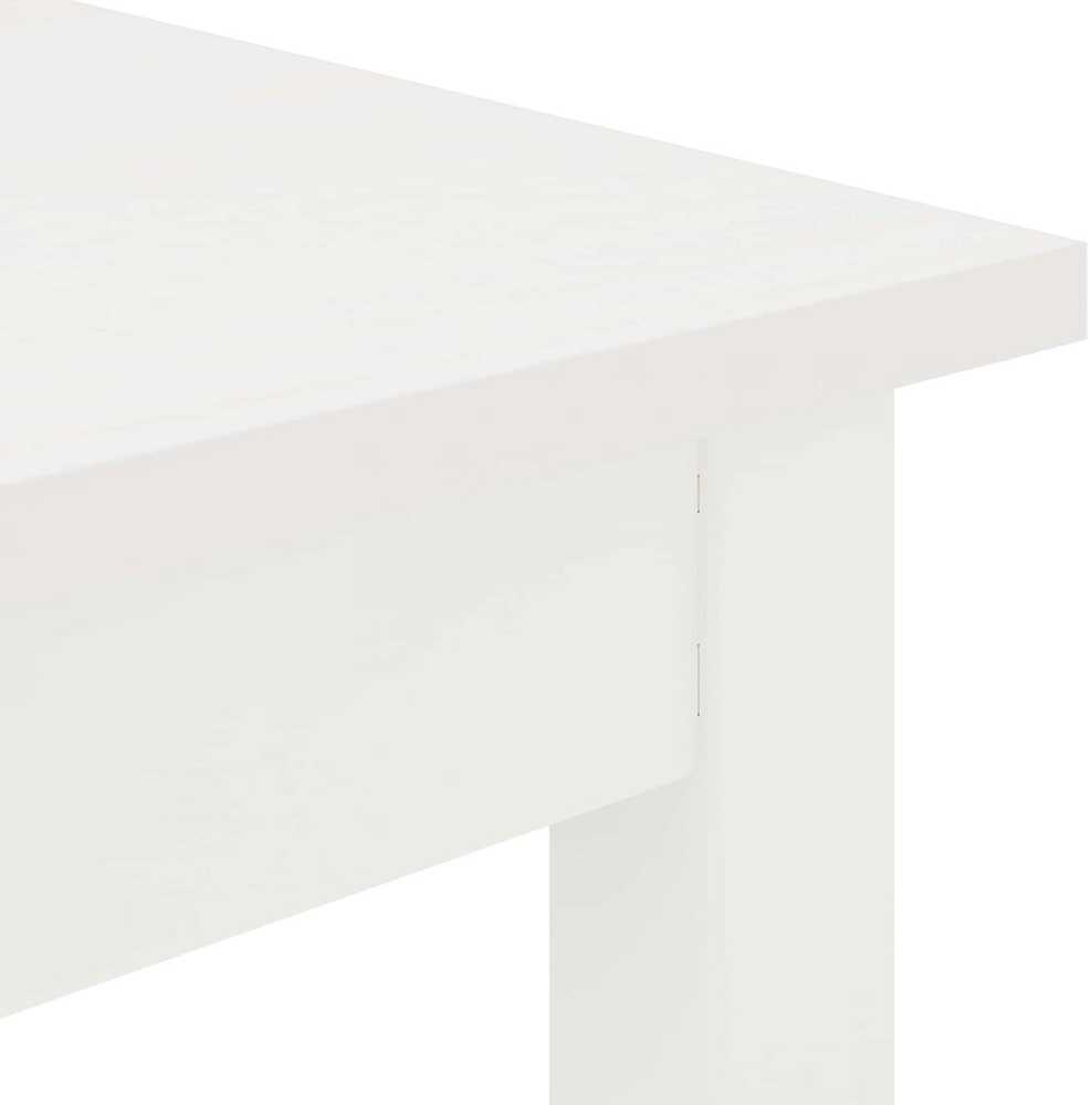 Baro stalas Balta 200 x 100 x 105 cm Kietos pušies mediena