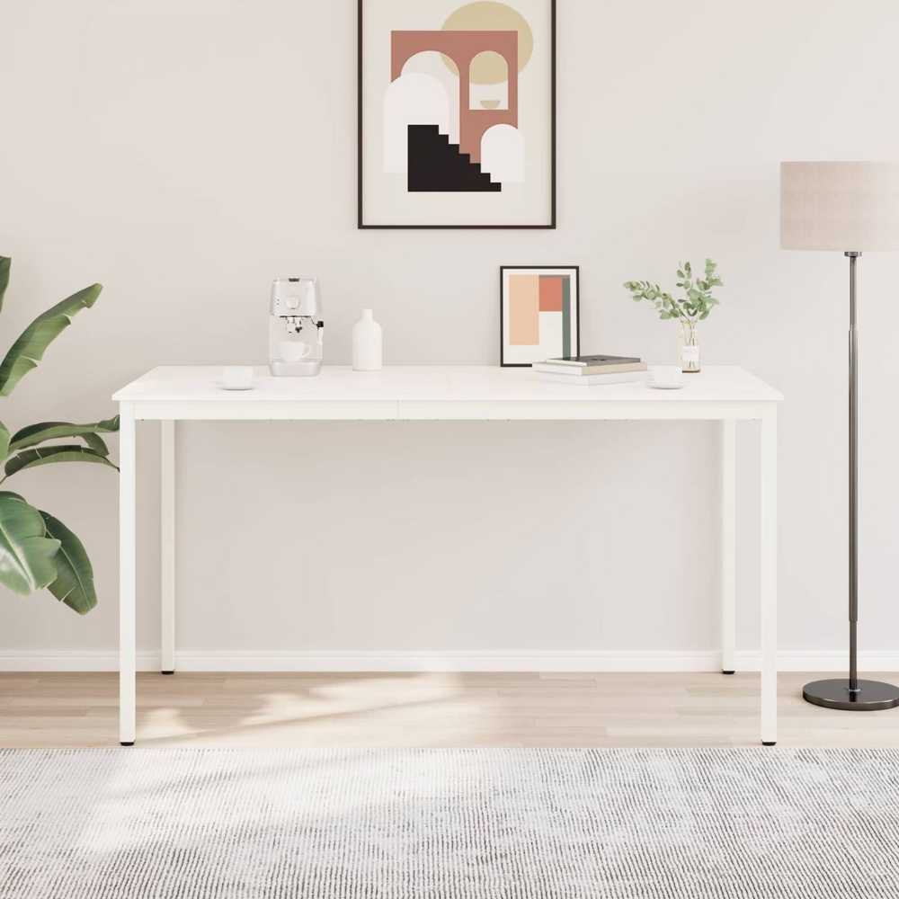 Baro stalas Balta 200 x 100 x 105 cm Kietos pušies mediena