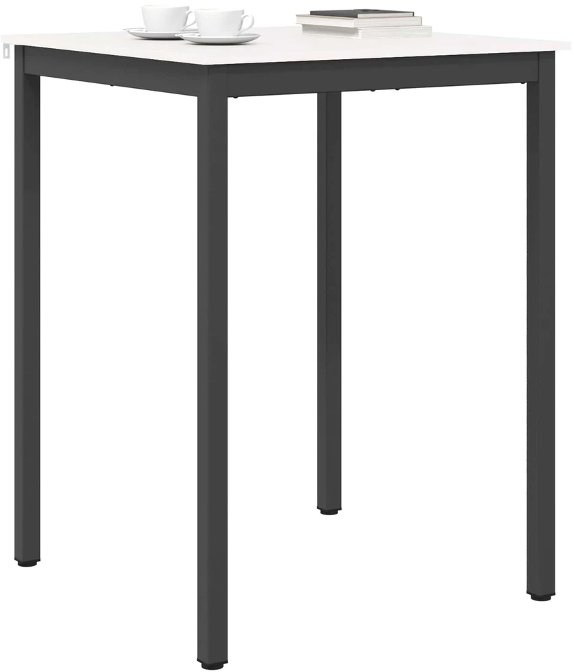 Baro stalas Balta 80 x 80 x 105 cm Kietos pušies mediena