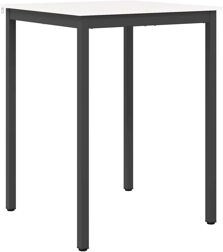 Baro stalas Balta 80 x 80 x 105 cm Kietos pušies mediena