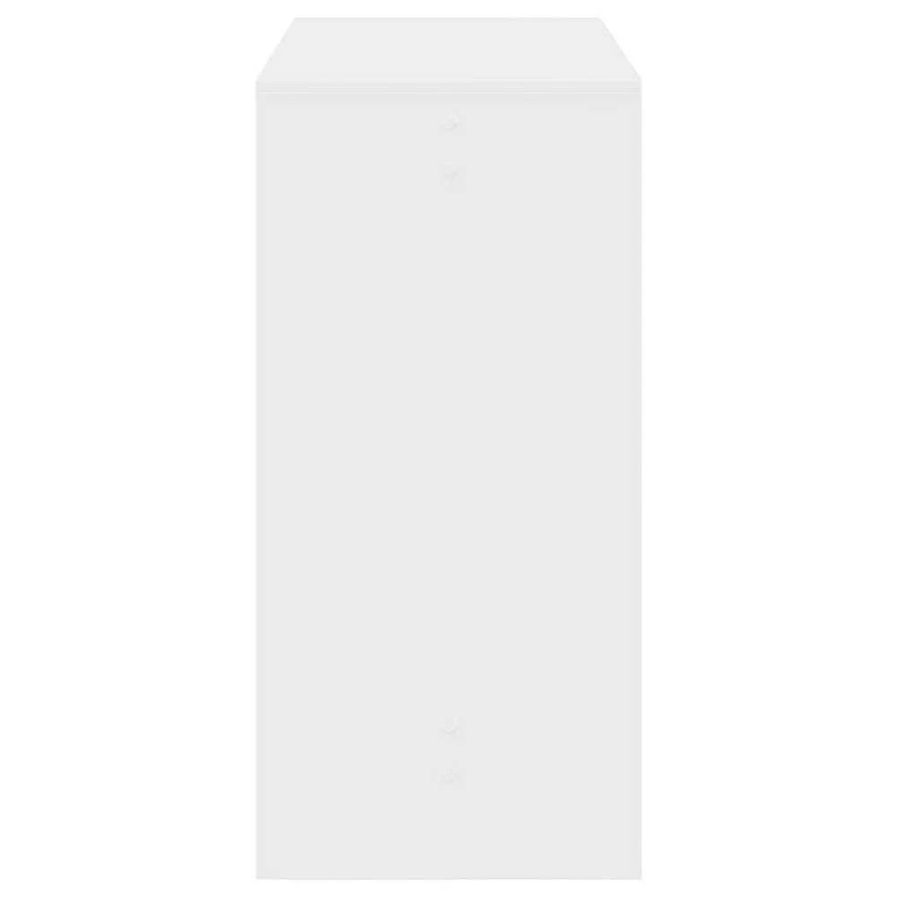Baro stalas, baltos spalvos, 102x50x103,5cm, apdirbta mediena