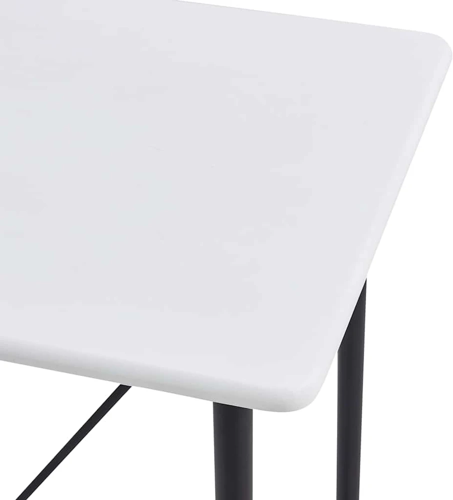 Baro stalas, baltos spalvos, 120x60x110cm, MDF