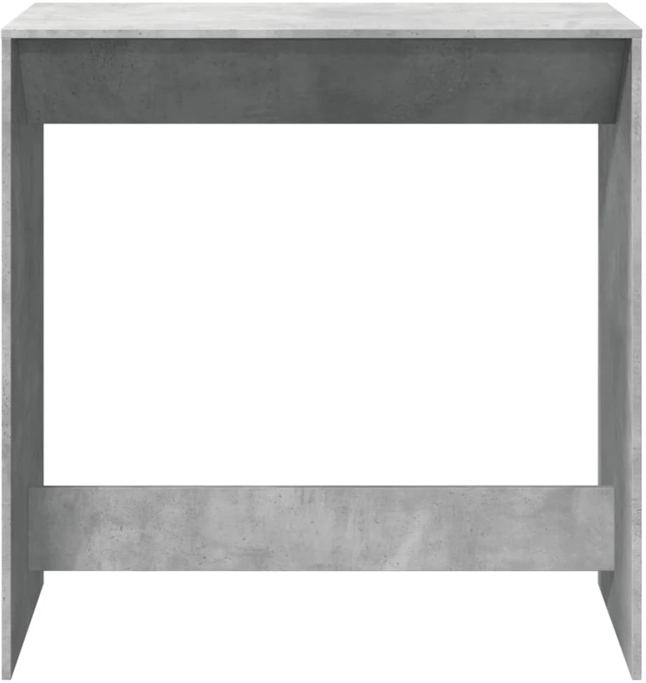Baro stalas, betono pilkas, 102x50x103,5cm, apdirbta mediena