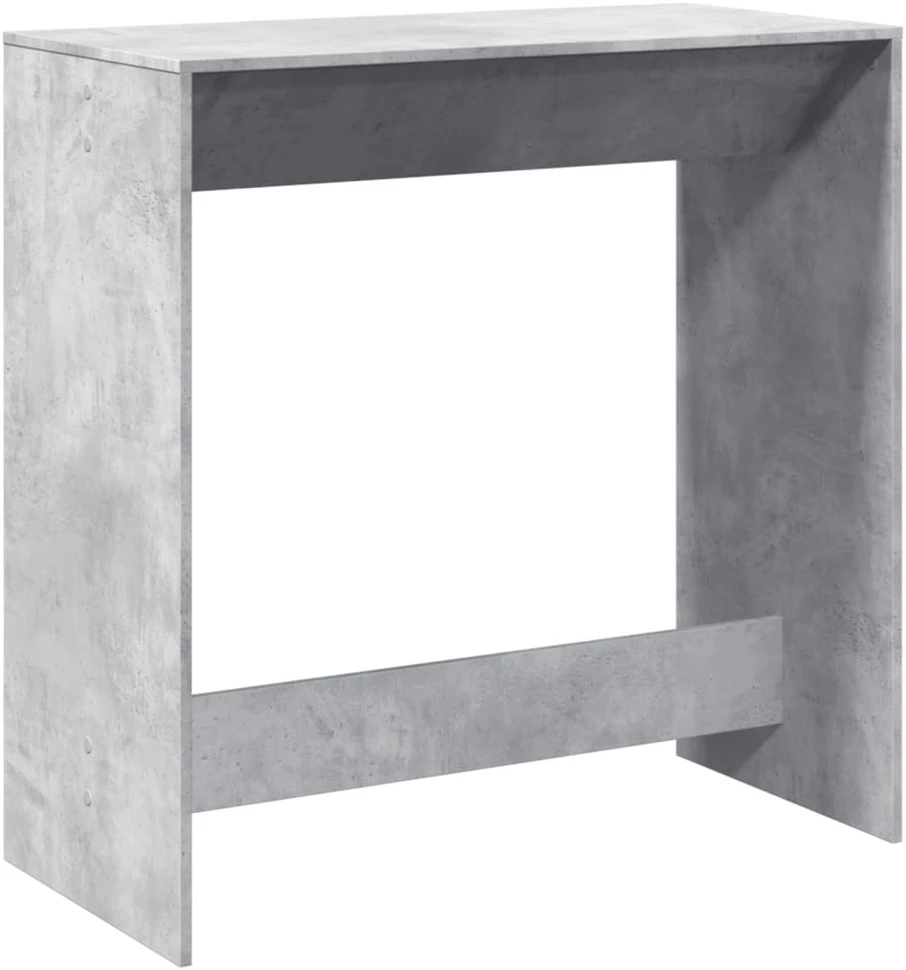 Baro stalas, betono pilkas, 102x50x103,5cm, apdirbta mediena
