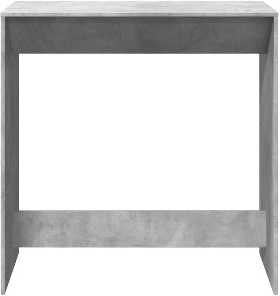 Baro stalas, betono pilkas, 102x50x103,5cm, apdirbta mediena