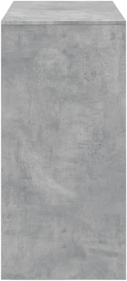 Baro stalas, betono pilkas, 102x50x103,5cm, apdirbta mediena