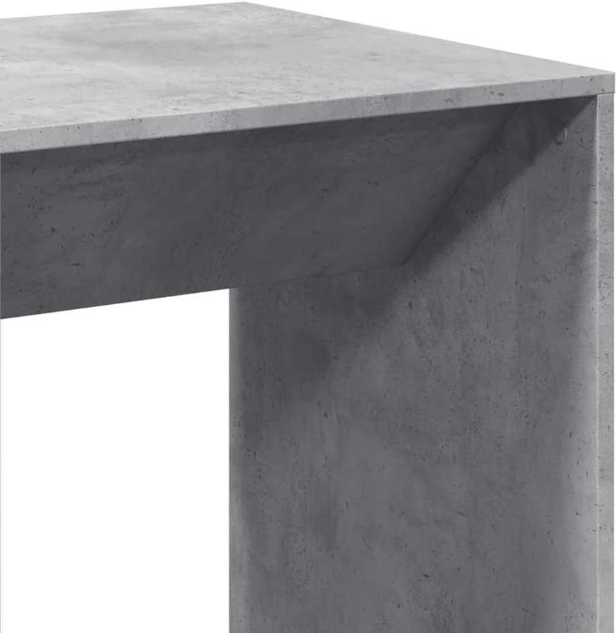 Baro stalas, betono pilkas, 51x50x103,5cm, apdirbta mediena
