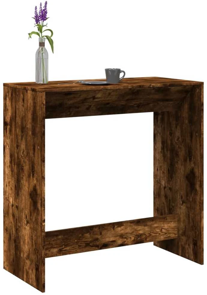 Baro stalas, dūminio ąžuolo, 102x50x103,5cm, apdirbta mediena