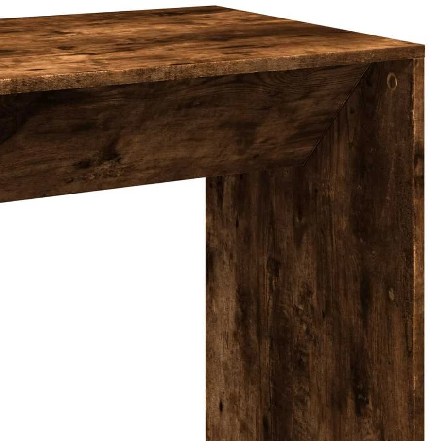 Baro stalas, dūminio ąžuolo, 102x50x103,5cm, apdirbta mediena