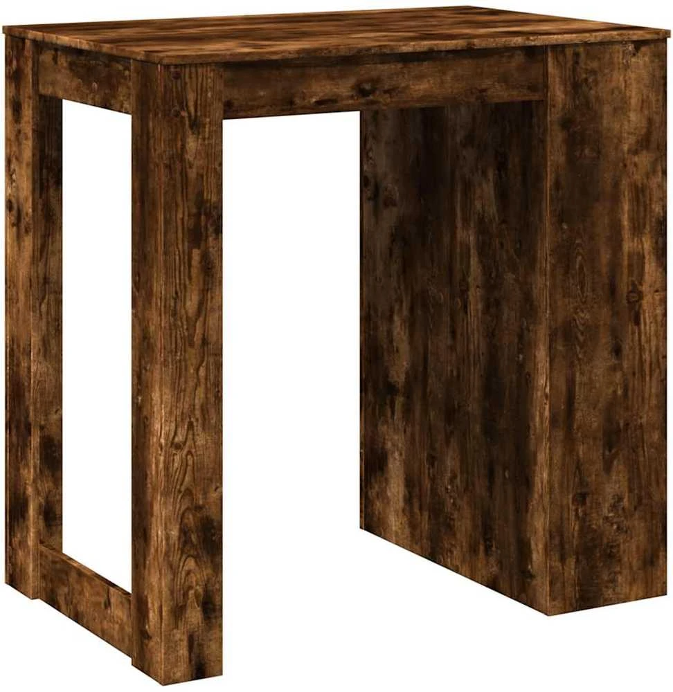 Baro stalas, dūminio ąžuolo, 102x70x103,5cm, apdirbta mediena
