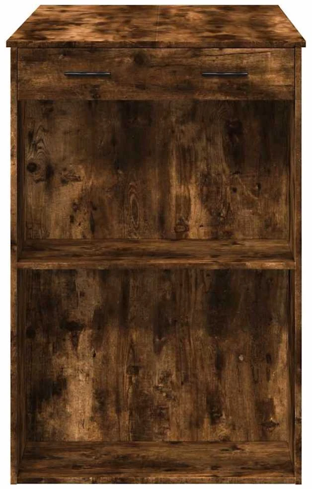 Baro stalas, dūminio ąžuolo, 102x70x103,5cm, apdirbta mediena