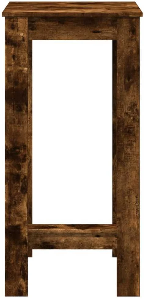 Baro stalas, dūminio ąžuolo, 51x50x103,5cm, apdirbta mediena