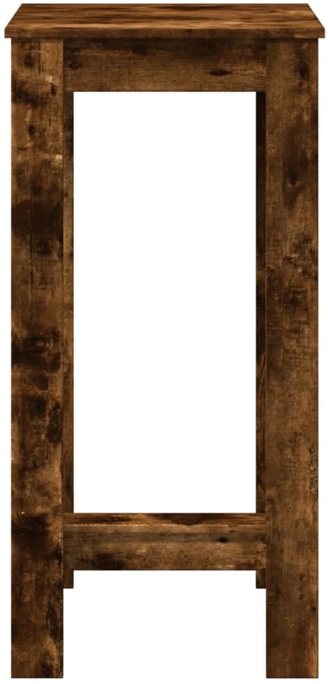 Baro stalas, dūminio ąžuolo, 51x50x103,5cm, apdirbta mediena