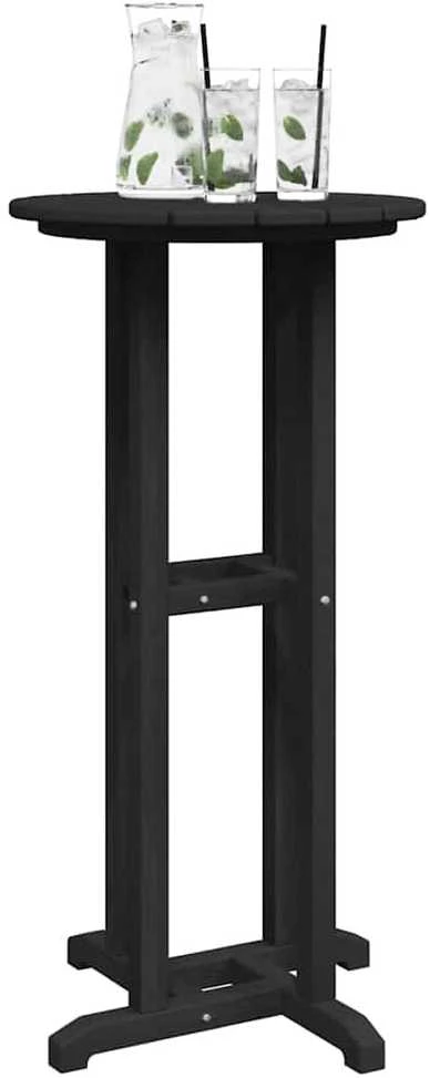 Baro stalas Juoda 55 x 55 x 107 cm Polietilenas