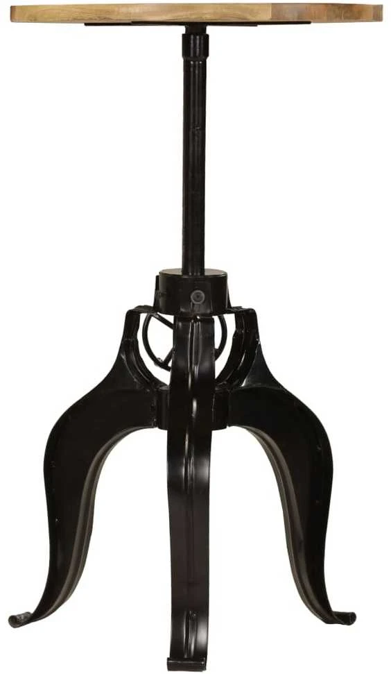 Baro stalas, mango medienos masyvas, 60x(76-110)cm