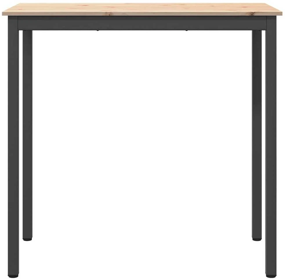 Baro stalas 110 x 55 x 105 cm Kietos pušies mediena Natūrali