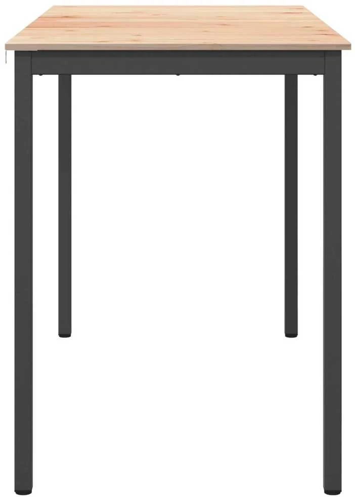 Baro stalas 150 x 80 x 105 cm Kietos pušies mediena Natūrali