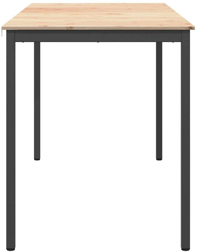 Baro stalas 180 x 90 x 105 cm Kietos pušies mediena Natūrali