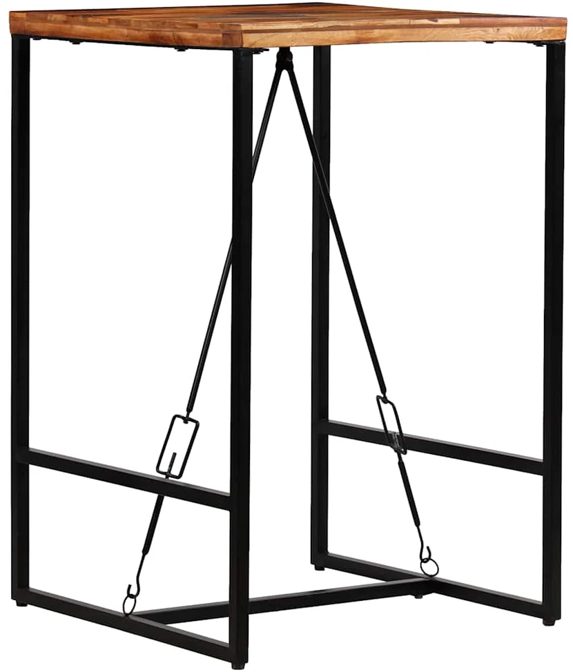 Baro stalas, perdirbta mediena, 70x70x106cm