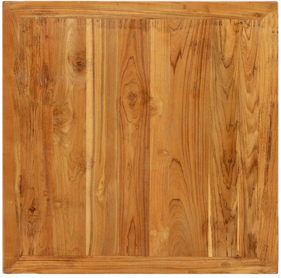 Baro stalas, perdirbtas tikmedis, 60x60x107cm
