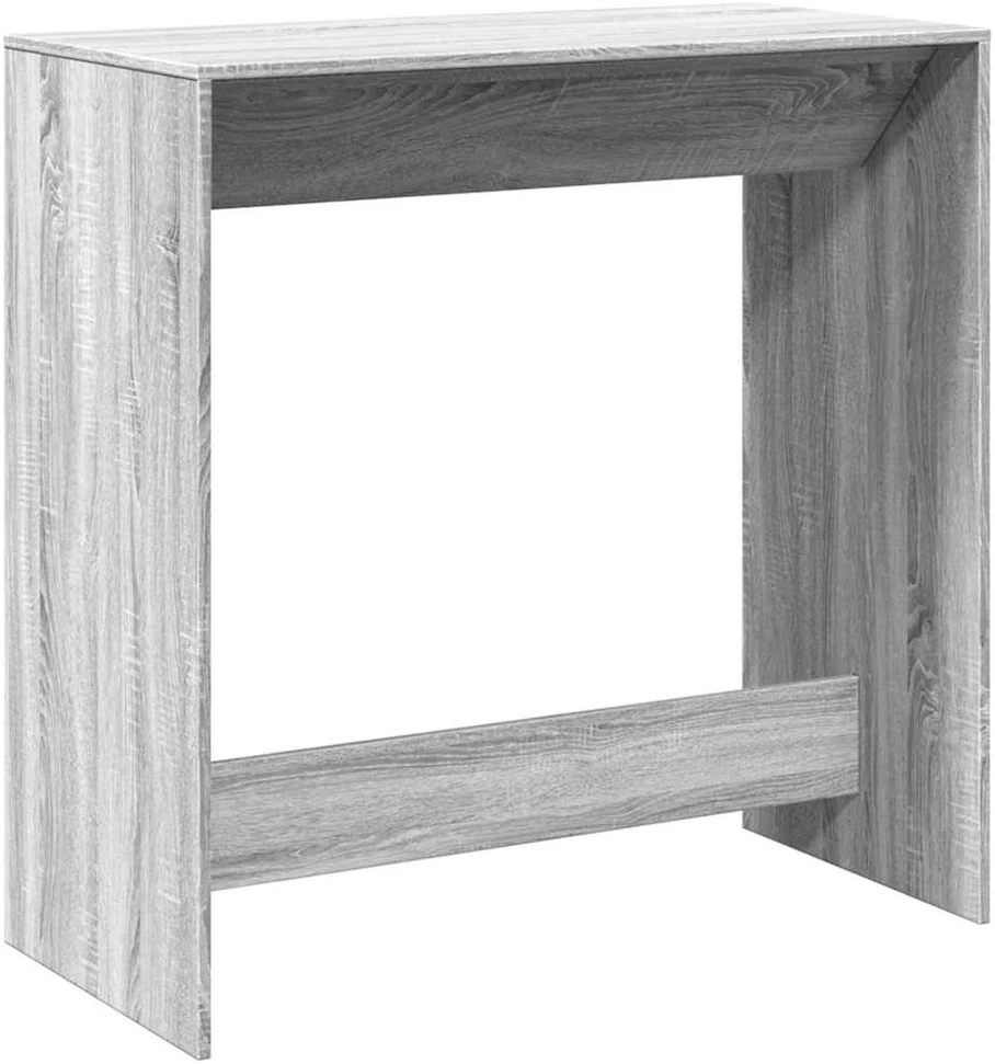 Baro stalas, pilkas ąžuolo, 102x50x103,5cm, apdirbta mediena
