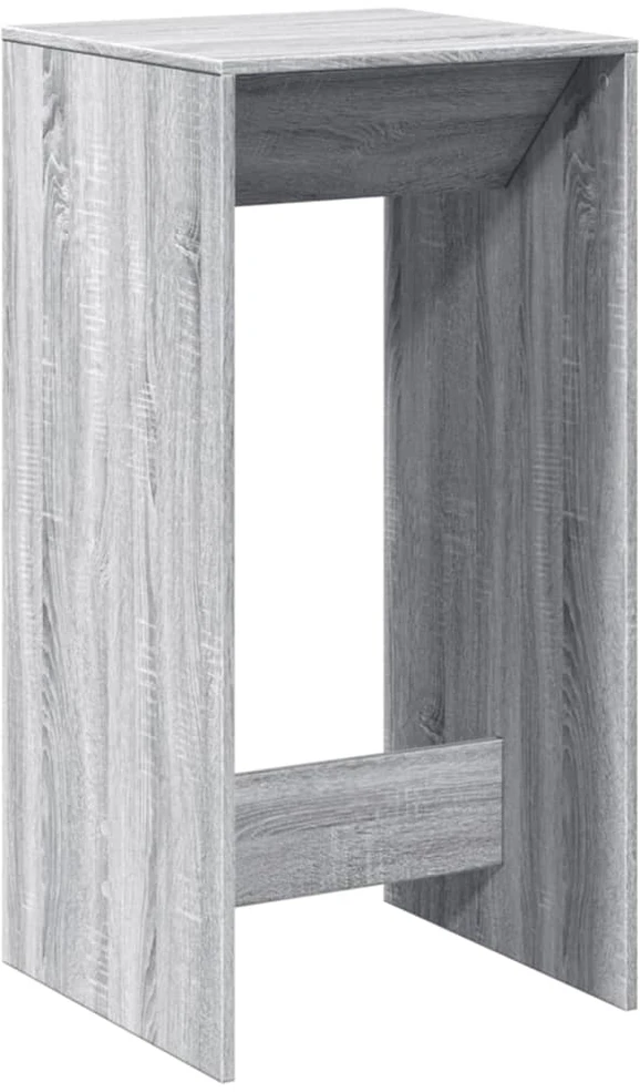 Baro stalas, pilkas ąžuolo, 51x50x103,5cm, apdirbta mediena