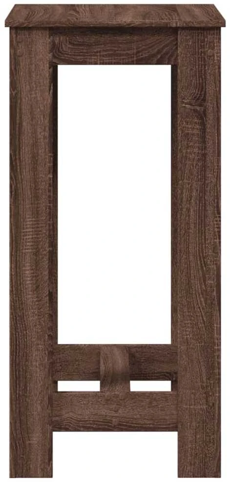 Baro stalas, rudas ąžuolo, 51x50x103,5cm, apdirbta mediena