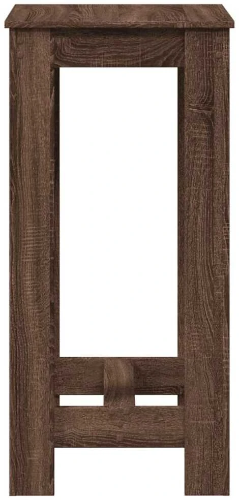 Baro stalas, rudas ąžuolo, 51x50x103,5cm, apdirbta mediena