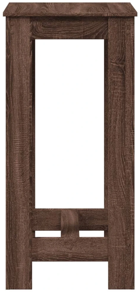 Baro stalas, rudas ąžuolo, 51x50x103,5cm, apdirbta mediena