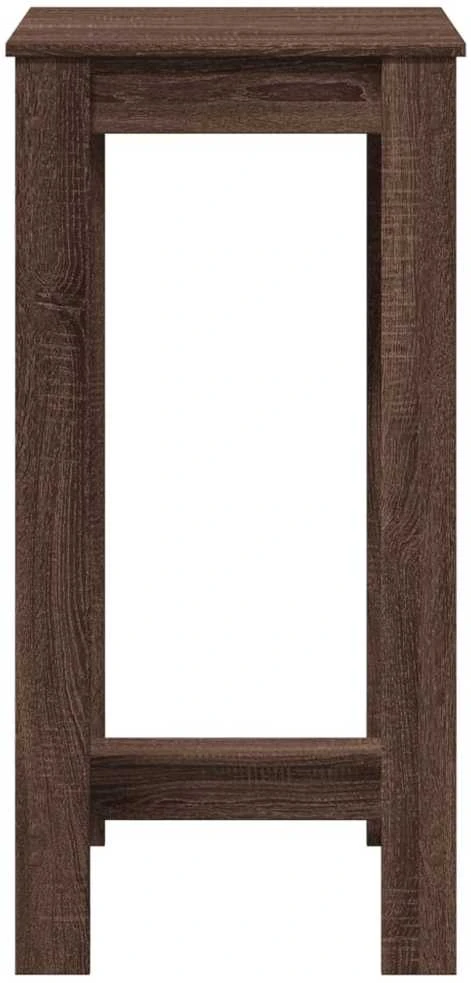 Baro stalas, rudas ąžuolo, 51x50x103,5cm, apdirbta mediena