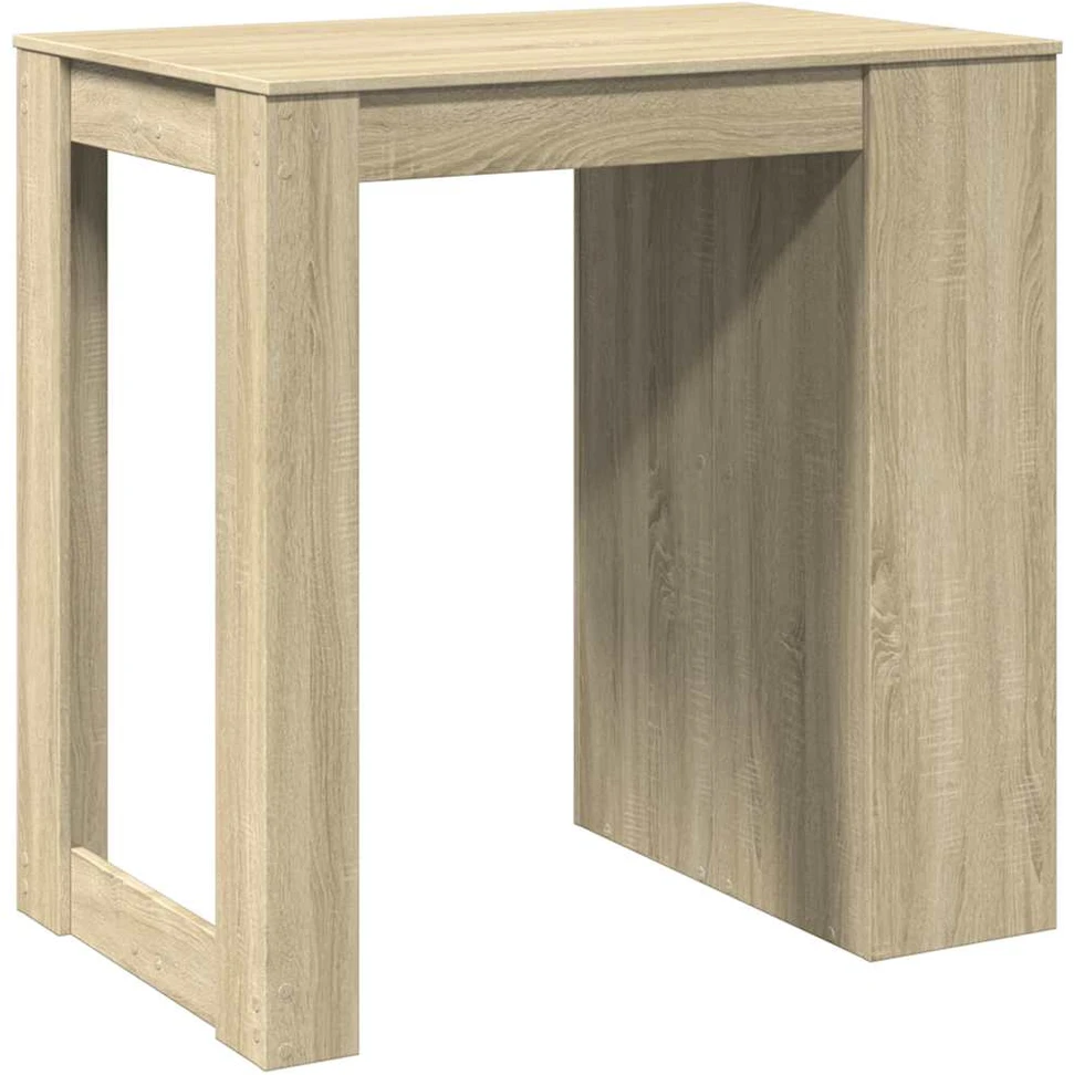 Baro stalas, sonoma ąžuolo, 102x70x103,5cm, apdirbta mediena