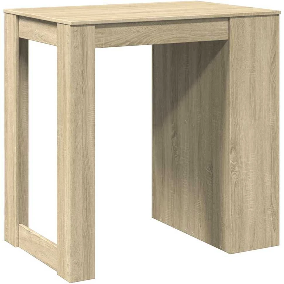 Baro stalas, sonoma ąžuolo, 102x70x103,5cm, apdirbta mediena