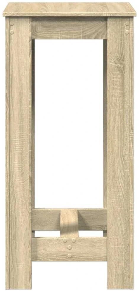 Baro stalas, sonoma ąžuolo, 51x50x103,5cm, apdirbta mediena