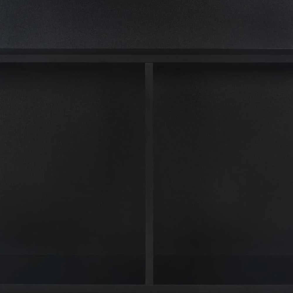 Baro stalas su 2 stalviršiais, juodos sp., 130x40x120cm