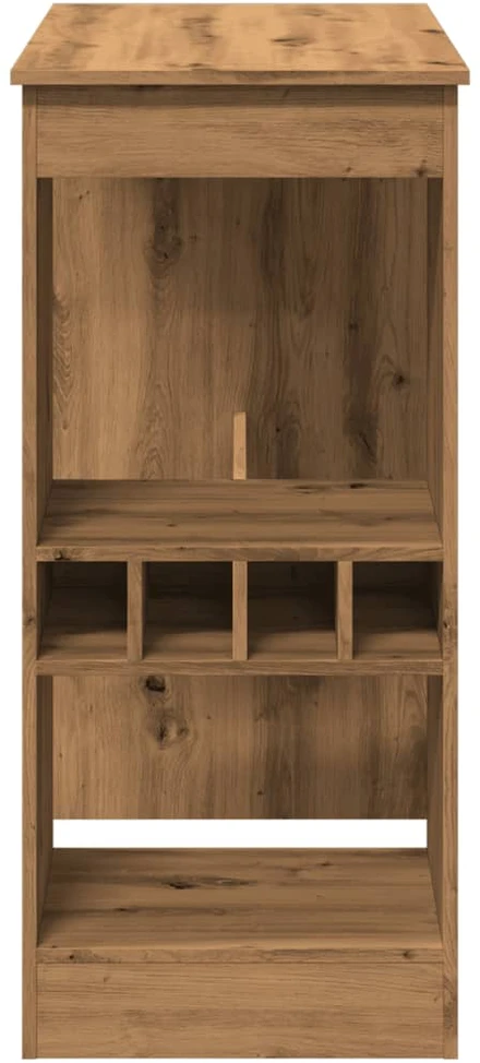 Baro stalas su laikikliais, artisano, 90x47,5x103,5cm, mediena