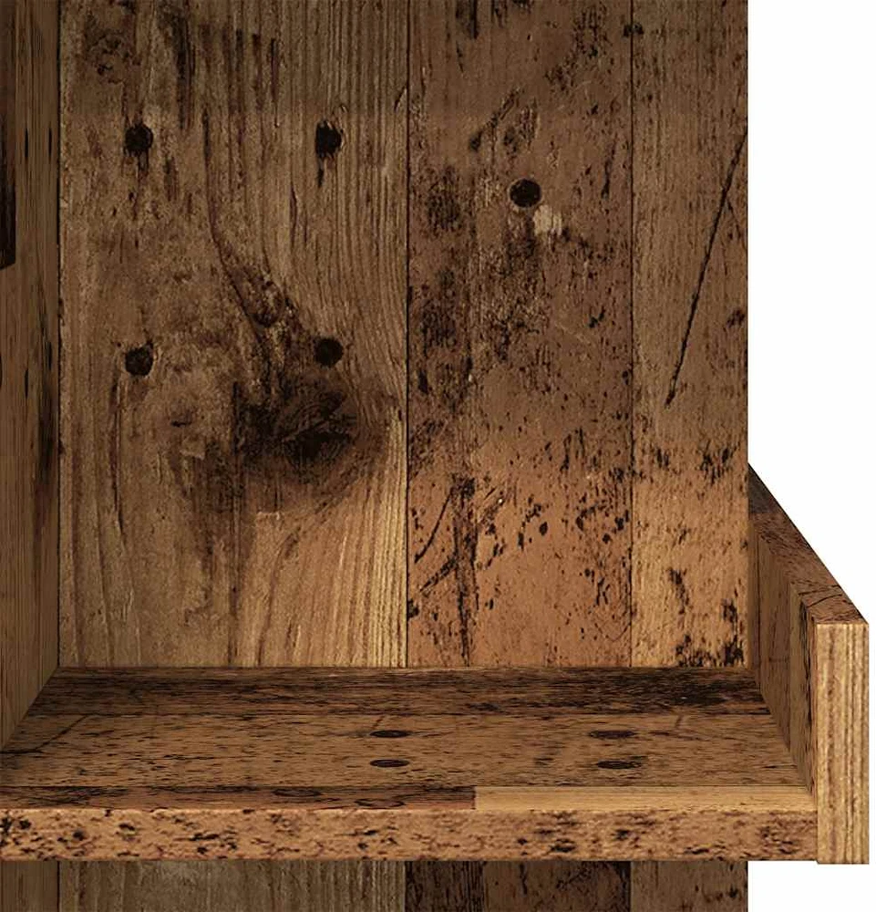 baro stalas su laikymo lentyna sena mediena 100x48x101,5 cm