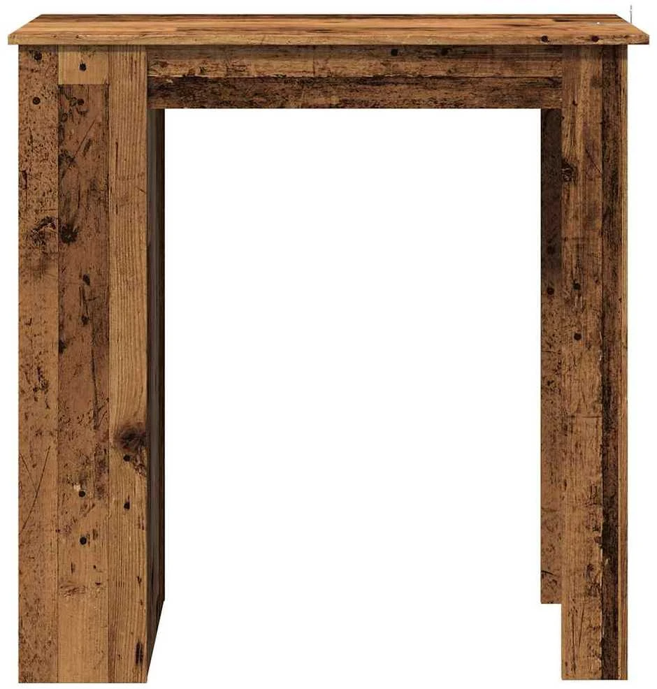 baro stalas su laikymo lentyna sena mediena 102x50x103,5 cm